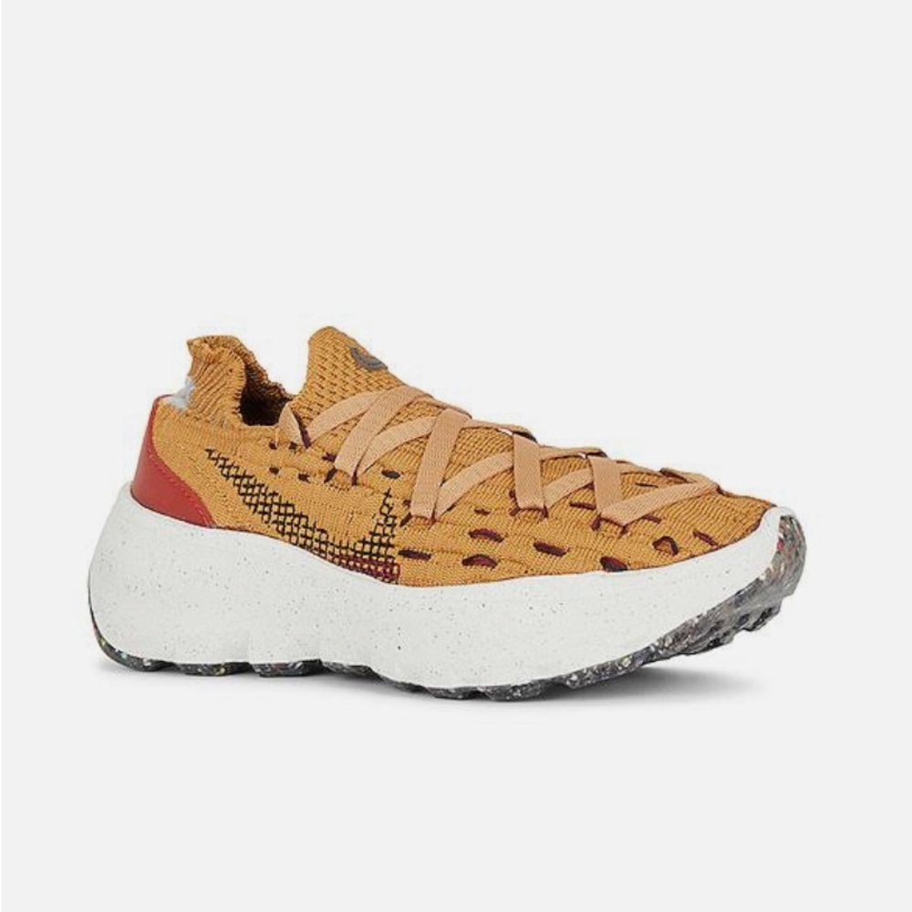 Space Hippie 04 Sneaker in Wheat, Black, Dark Beetroot, & Cinnabar